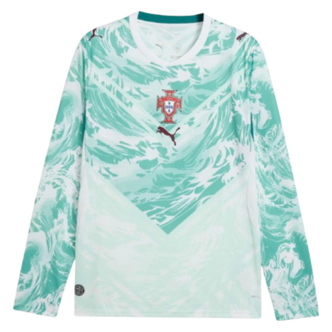 2026-2027 Portugal Long Sleeves Away Shirt (Your Name)-SoccerKits Hub | Buy Soccer Jerseys Online